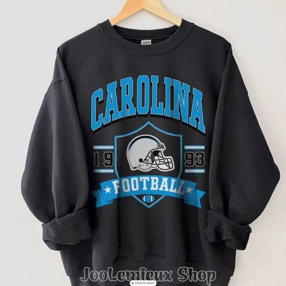 Carolina Panthers Est 1993 Sweatshirt Carolina Panthers Football Shirt Sweater - Picture 1 of 3